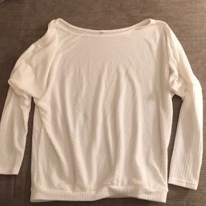 White long sleeve sweater